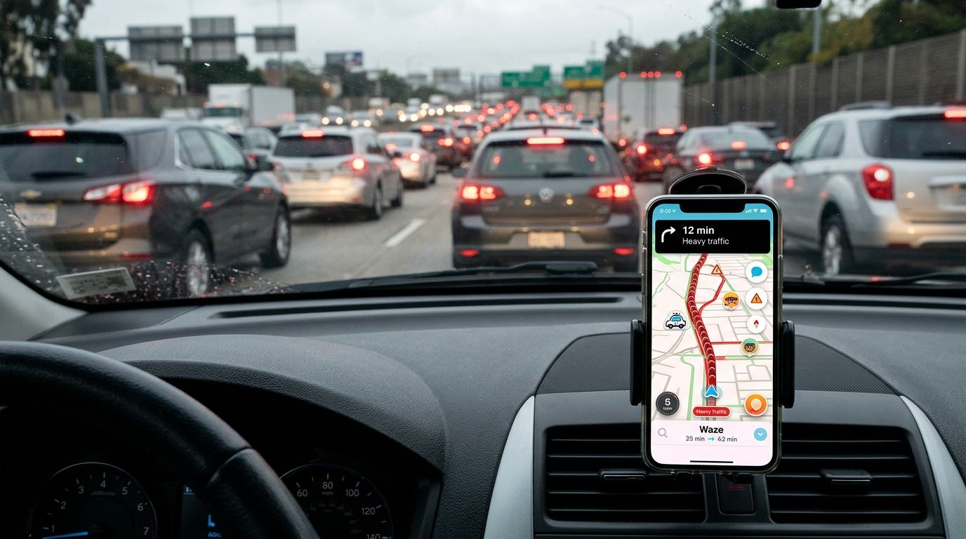 Waze: Społecznościowy radar i mistrz unikania kork&oacute;w